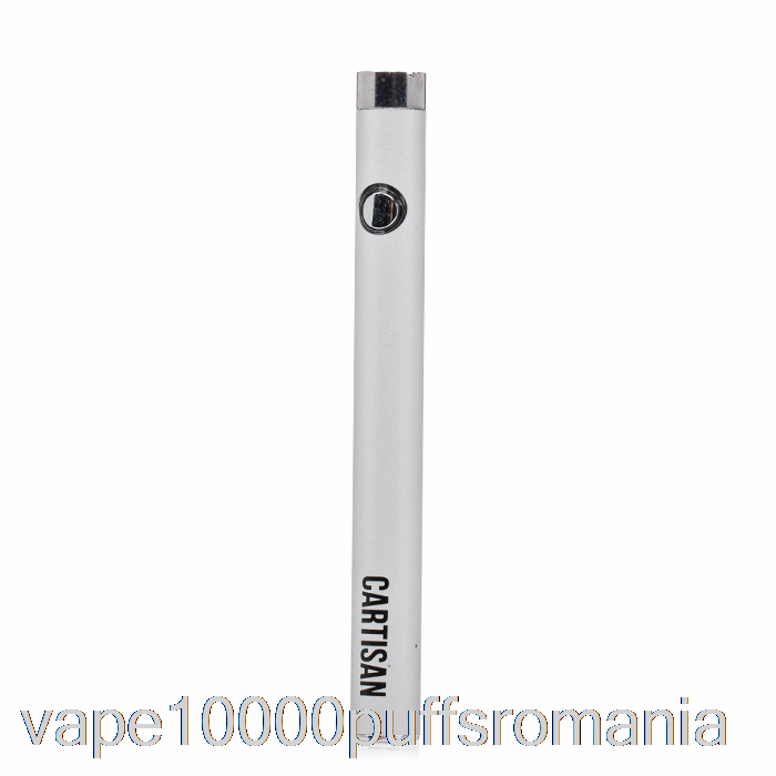 Vape Romania Cartisan Slim Button 280 510 Baterie Argintiu